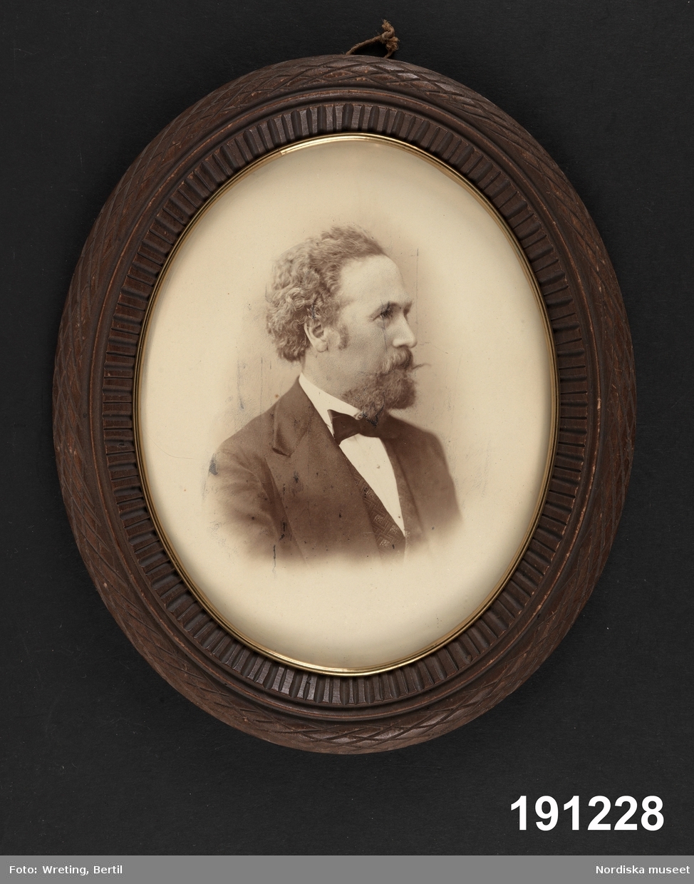 Helgo Zettervall, 1831-1907. Foto: Nordiska museet