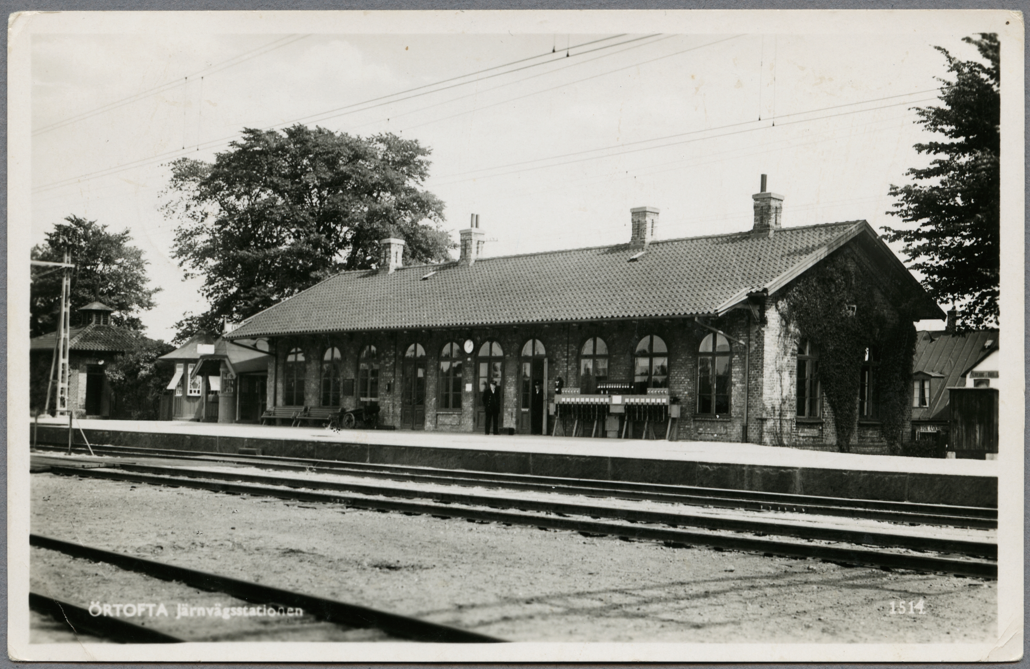 &Ouml;rtofta j&auml;rnv&auml;gsstation,1943. Foto: digitaltmuseum.se/J&auml;rnv&auml;gsmuseet.