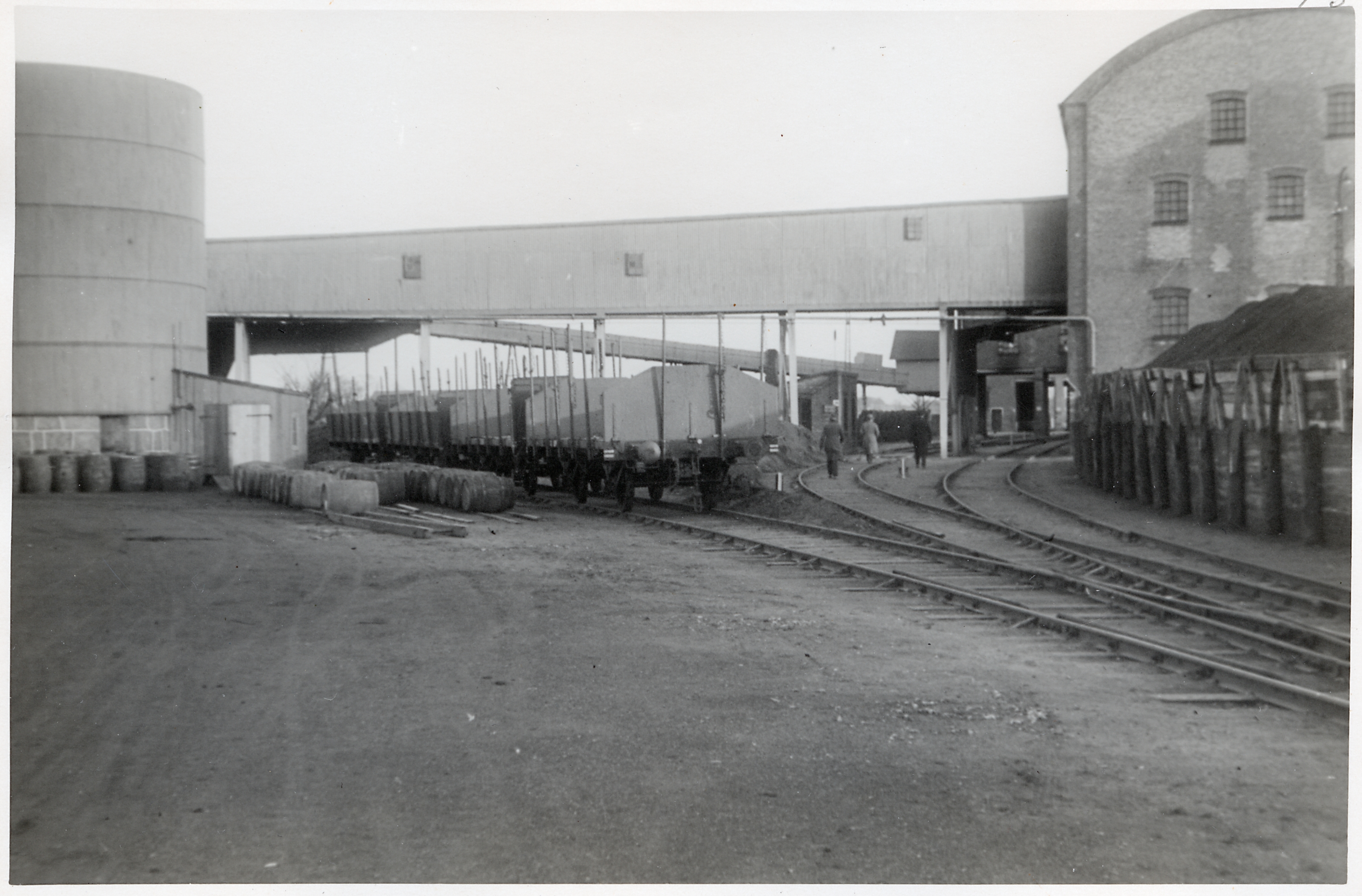 &Ouml;rtofta sockerbruk industrisp&aring;ret. Foto fr&aring;n 1930-1940-talet. K&auml;lla: digitalt museum.se/J&auml;rnv&auml;gsmuseet.