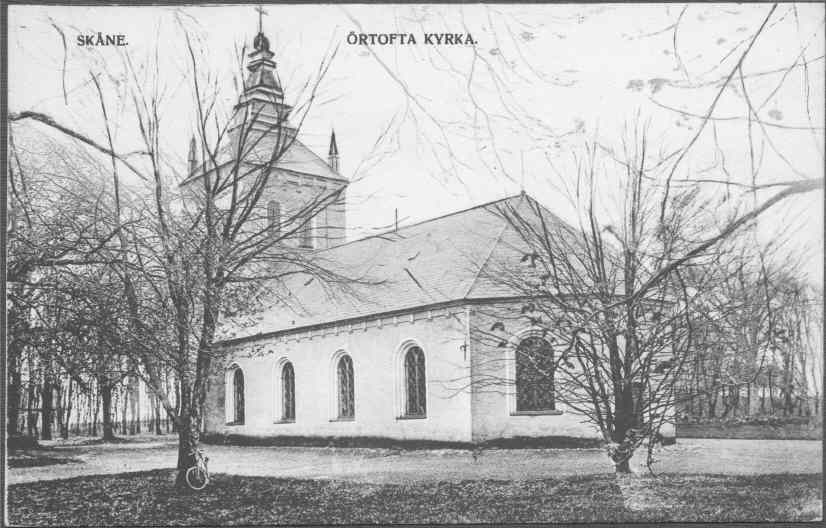 &Ouml;rtofta kyrka. K&auml;lla: Riksantikvarie&auml;mnetet/Wikimedia Commons.