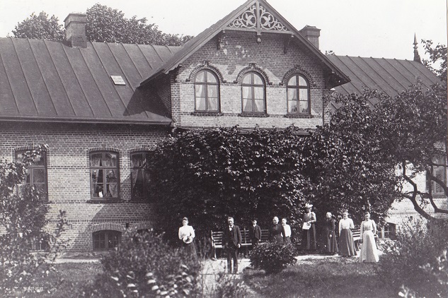 Marieholmsg&aring;rden fr&aring;n tiden d&aring; Selma Sundelius bodde i huset.