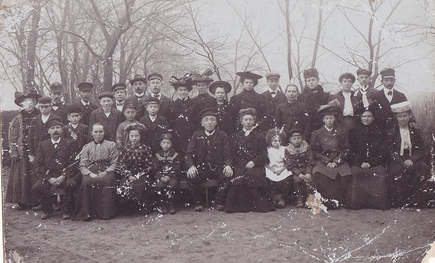 Nykterhetslogen i H&ouml;gestorp i b&ouml;rjan p&aring; 1910-talet.