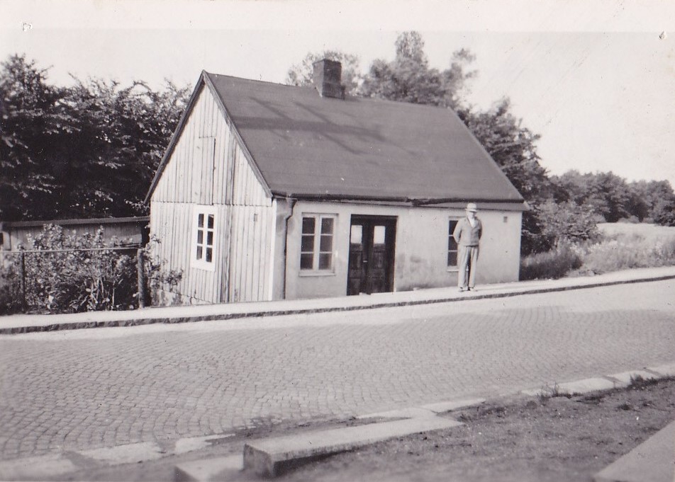 "Arken" på Storgatan, Marieholms minsta hus. Rivet på 1950-talet.
