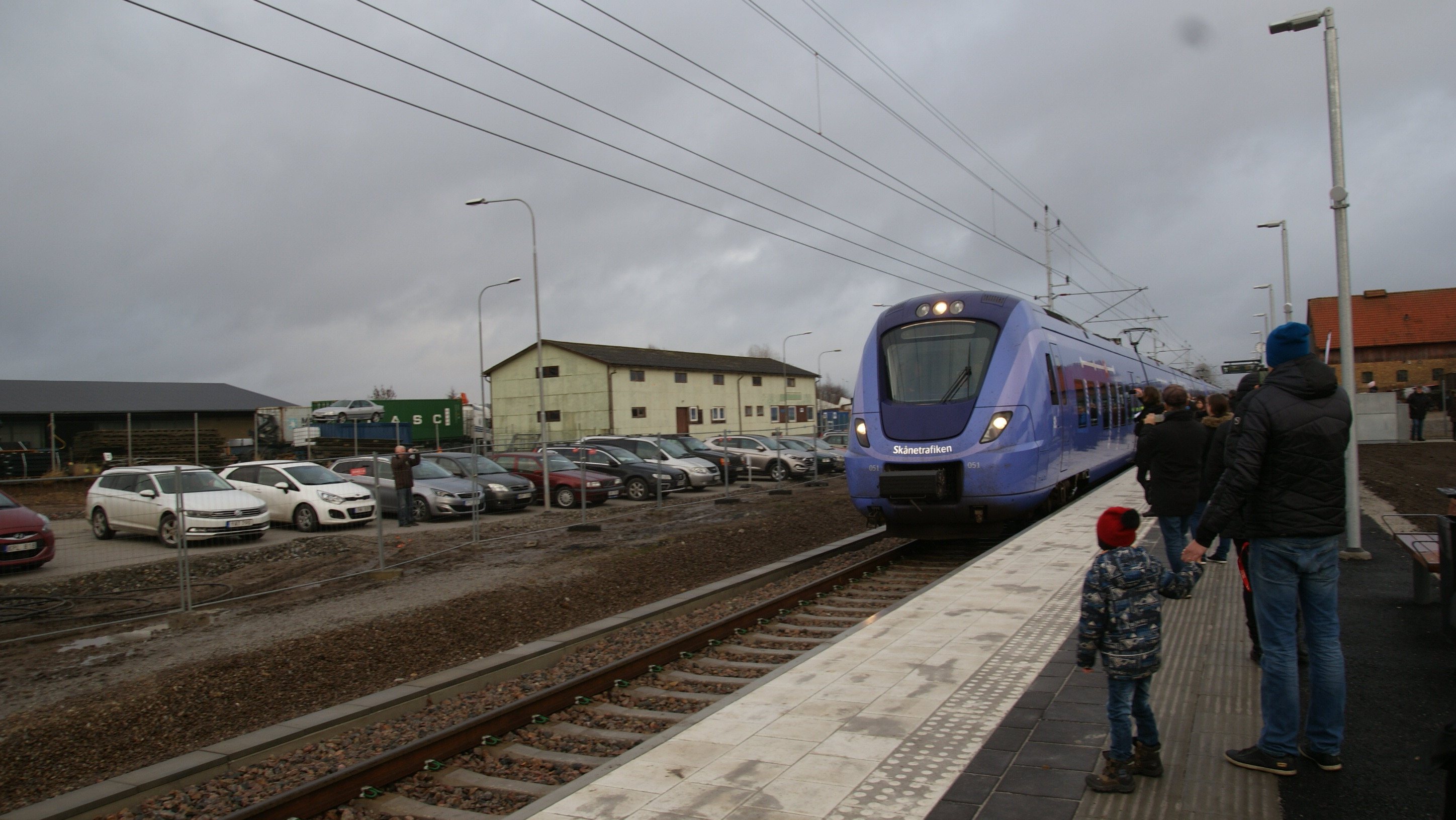 P&aring;gat&aring;gen anl&auml;nder Marieholm den 11 december 2016