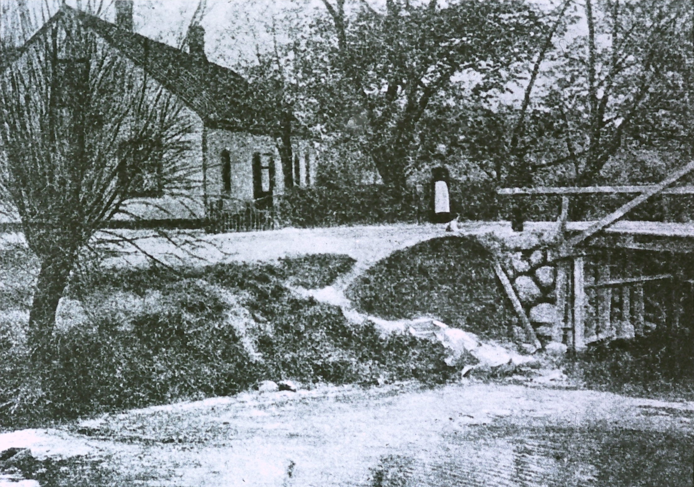 F&auml;rgeriet 1899 med Sax&aring;n i f&ouml;rgrunden.