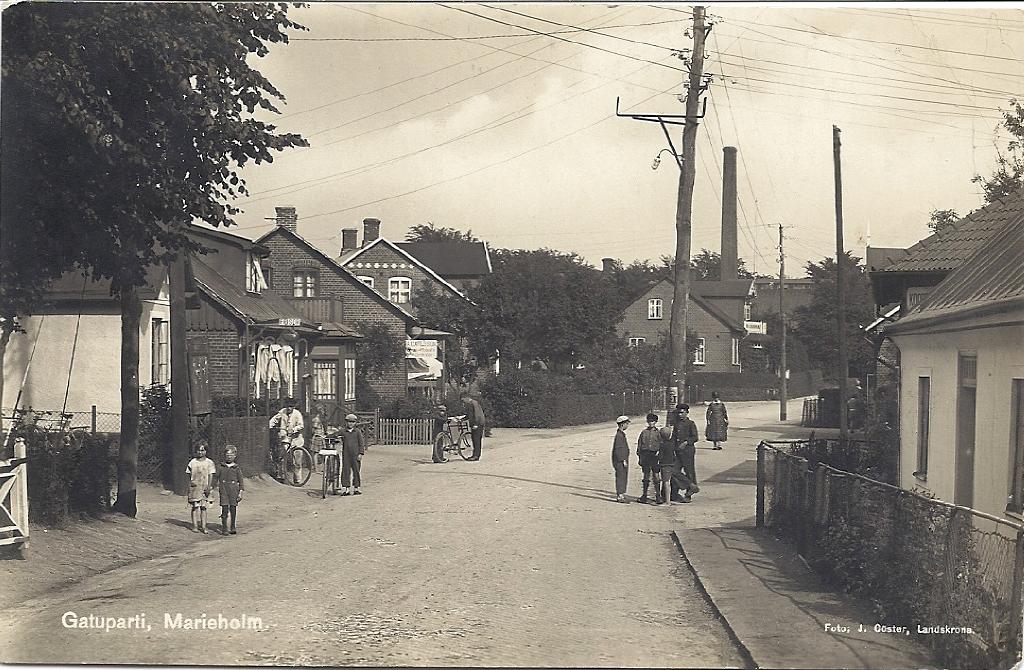 Storgatan i mitten på 1930-talet.