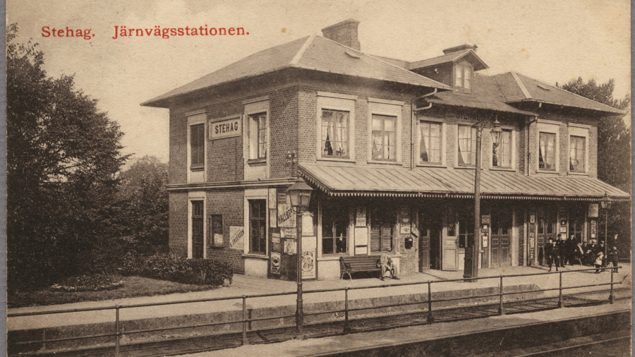 Järnvägsstationen i Stehag