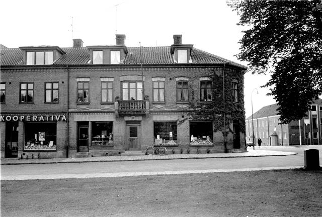 Kyrkogatan, Konsum Kooperativa affär, 1960-tal. K.G.Pressfoto.