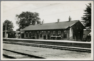 Örtofta järnvägsstation,1943. Foto: digitaltmuseum.se/Järnvägsmuseet.