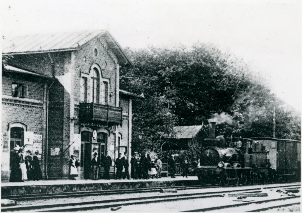Marieholms järnvägsstation 1901