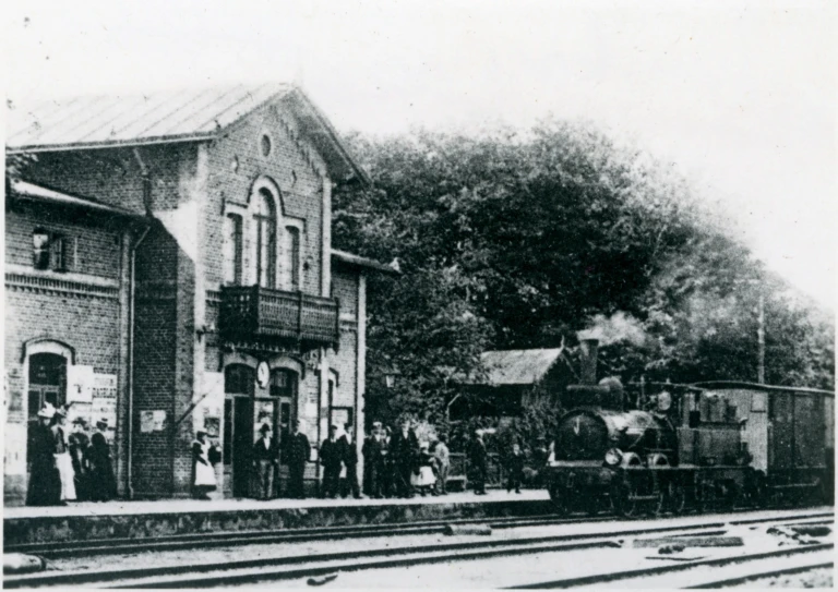 Marieholms järnvägsstation 1901