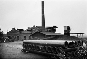 Gasverket, 1960-tal. Foto: Eslövs kommuns bildarkiv. K G Pressfoto.