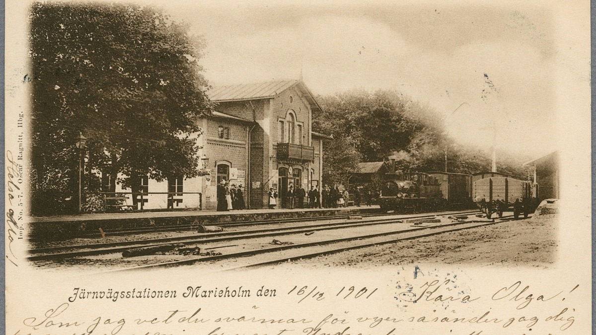 Järnvägsstationen i Marieholm