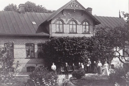 Marieholmsgården från tiden då Selma Sundelius bodde i huset.