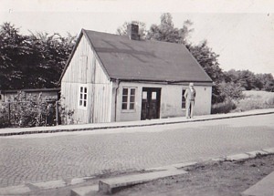 "Arken", Marieholms minsta hus. Rivet på 1950-talet.