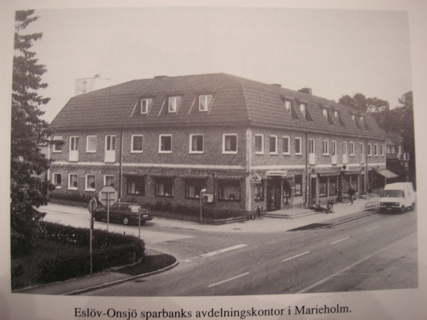 Onsjö Härads sparbanks lokal på Storgatan i Marieholm