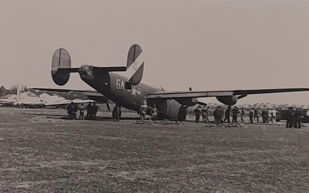 Det störtade bombplanet i Marieholm 1944