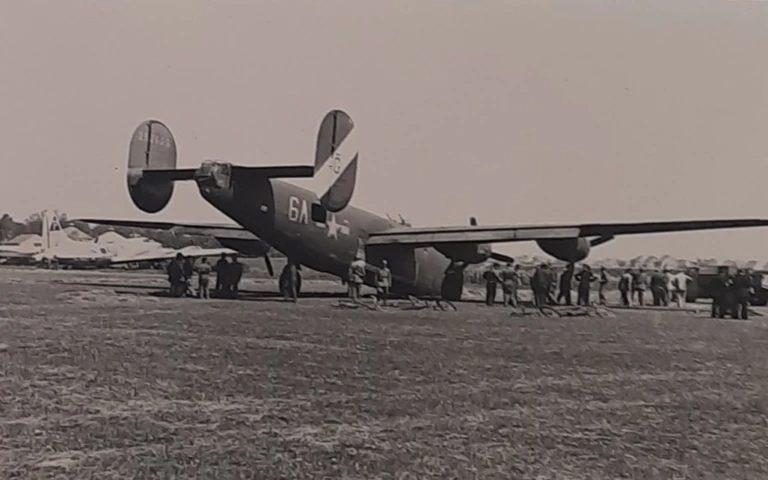 Det störtade bombplanet i Marieholm 1944